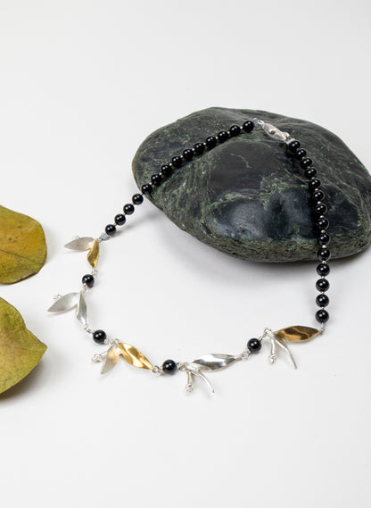 Bamboo 5 Leaf Necklace