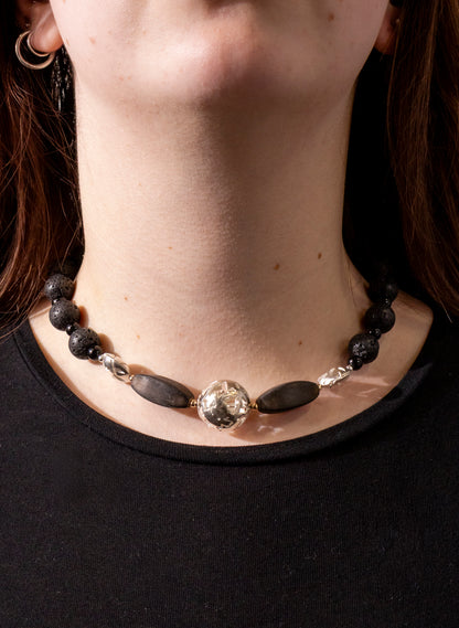 Cherry Blossom Globe Necklace