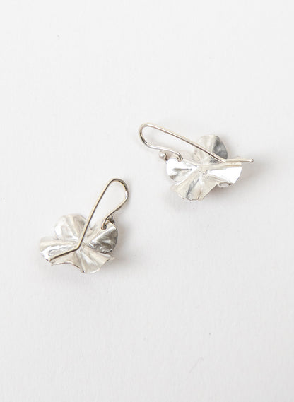 Sakura Cherry Blossom Earrings with a White Pearl
