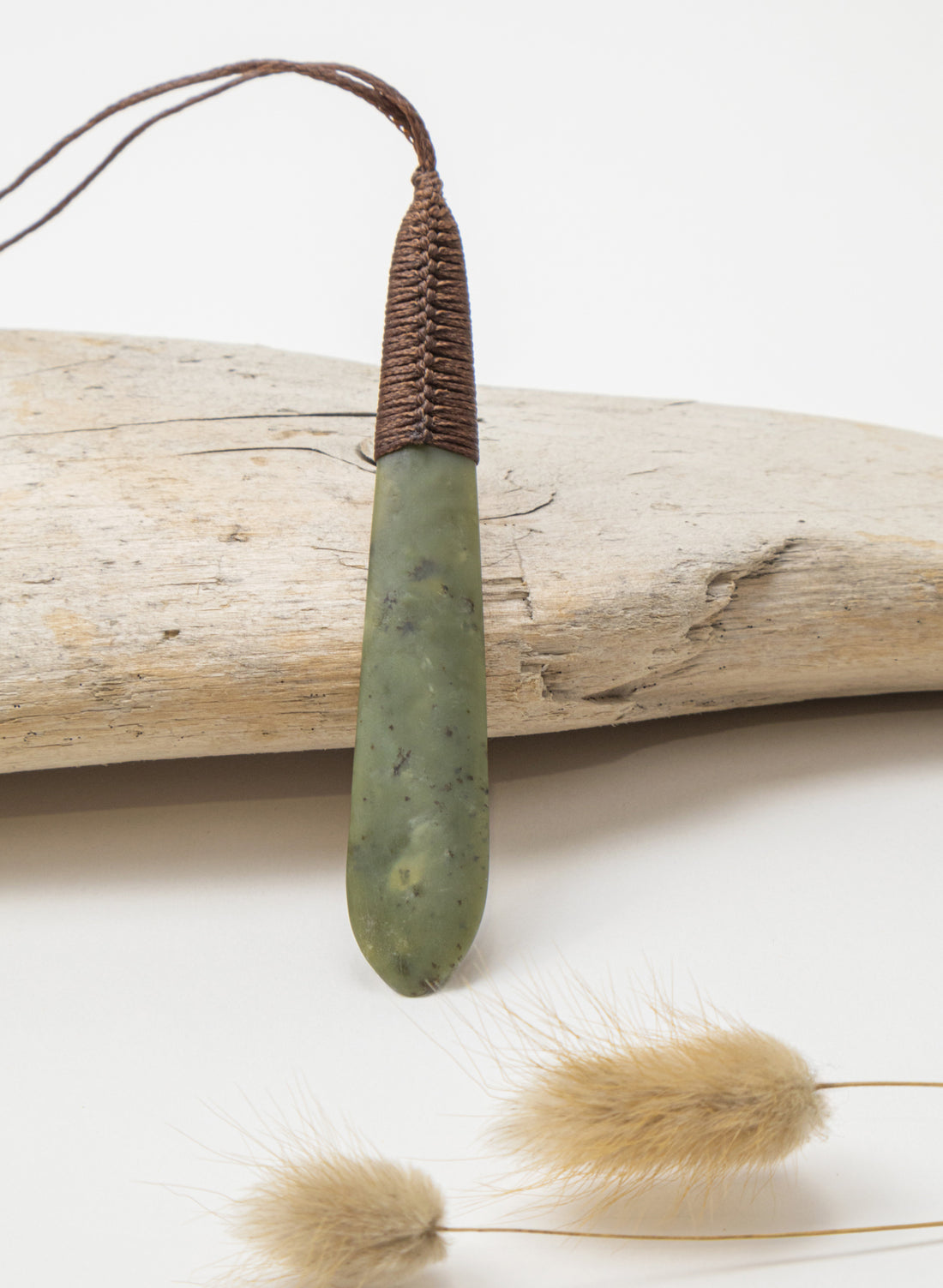 Bound Kōkopu Arahura Roimata Drop Pendant