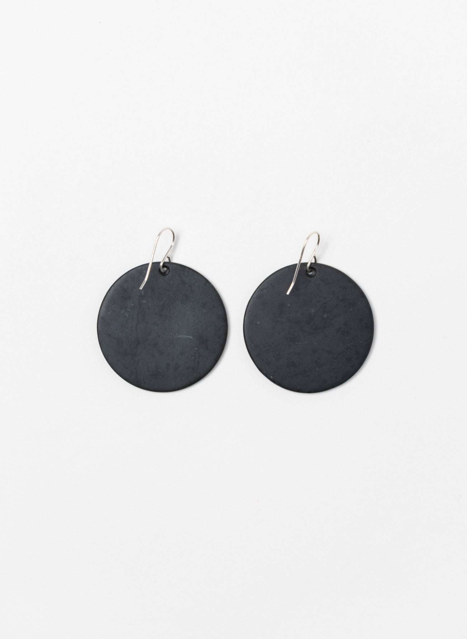 Pounamu Disc Earrings