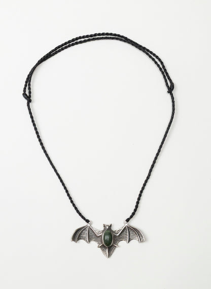 Sterling Silver Pekapeka Pendant with a Pounamu Insert