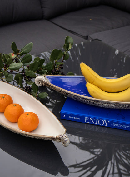 Scroll Bowl - Blue
