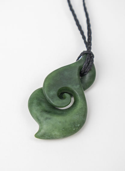 Twist Leaf Pounamu Pendant