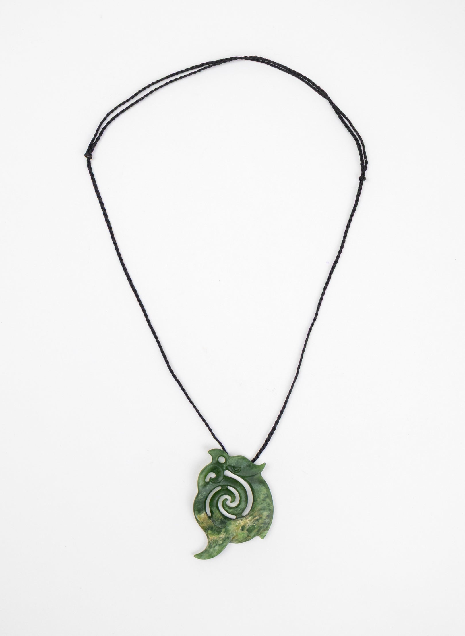 Pounamu Koru Pepe Pendant