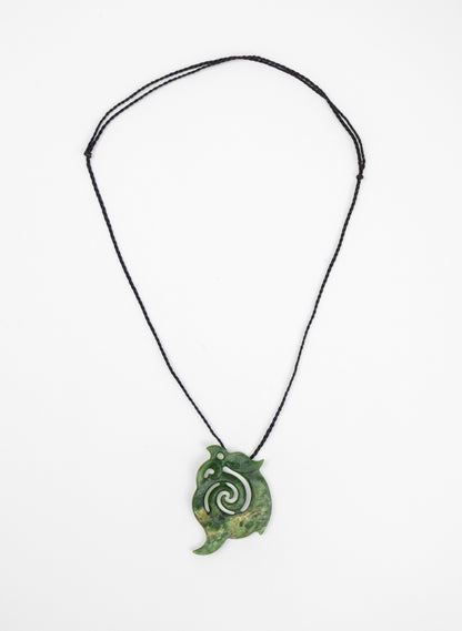 Pounamu Koru Pepe Pendant