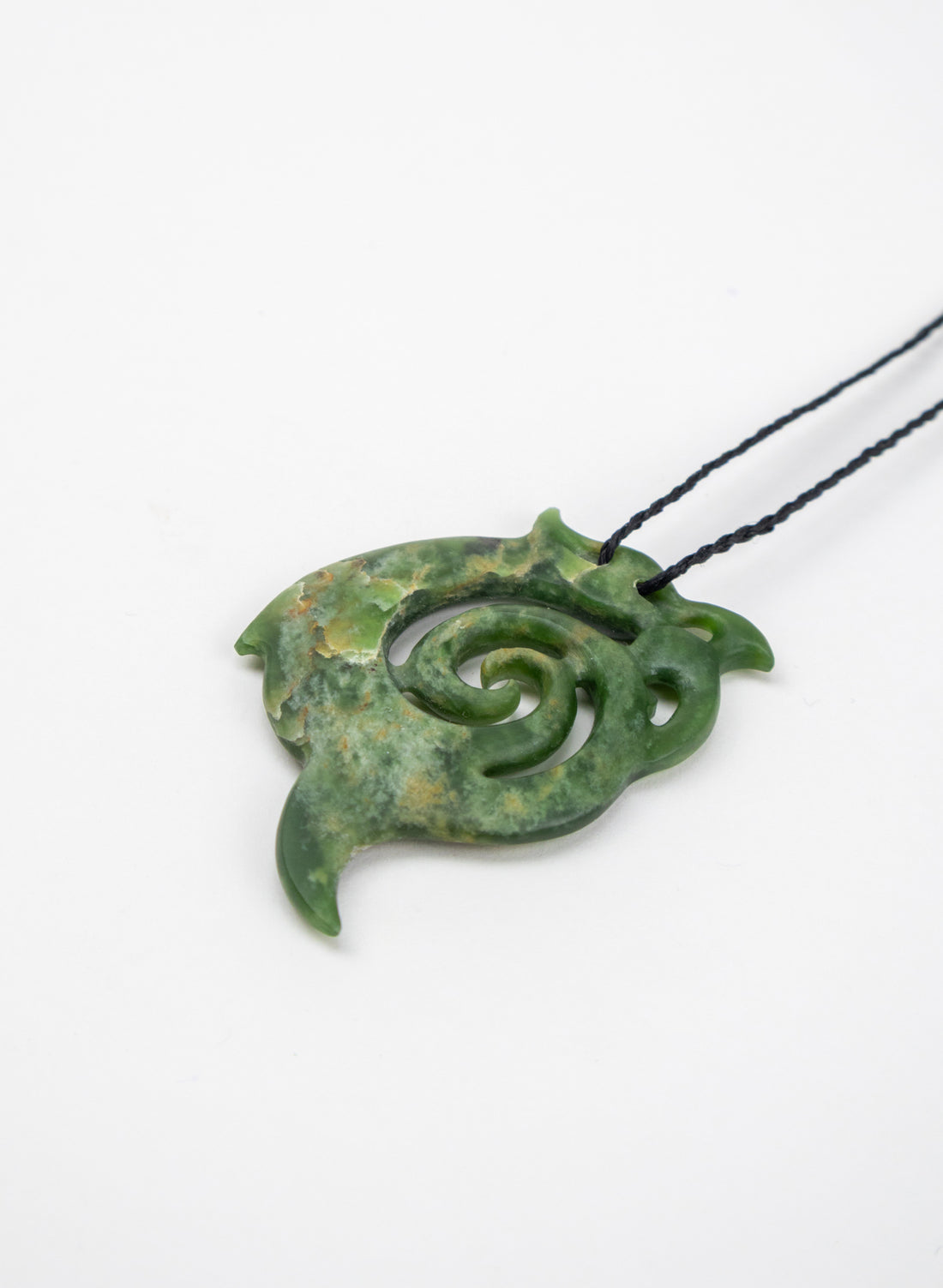 Pounamu Koru Pepe Pendant