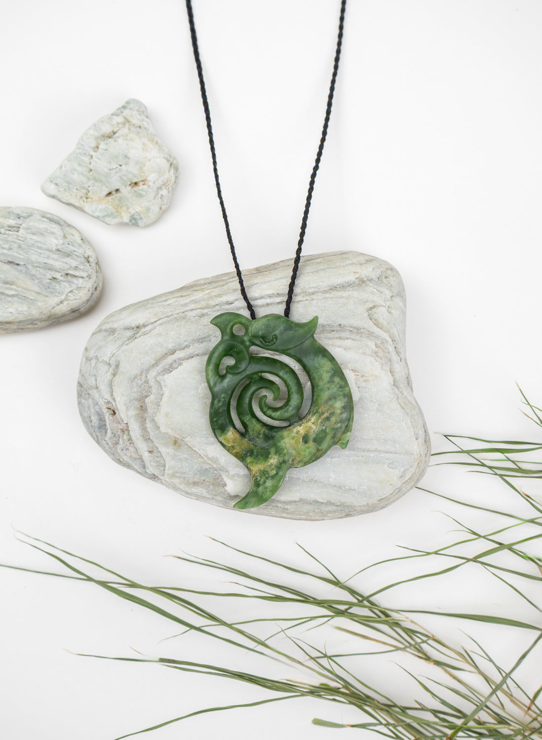 Pounamu Koru Pepe Pendant