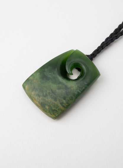 Rectangle Koru Arahura Pounamu