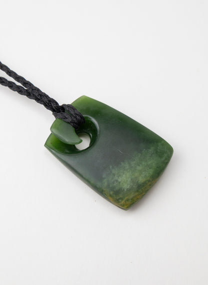 Rectangle Koru Arahura Pounamu
