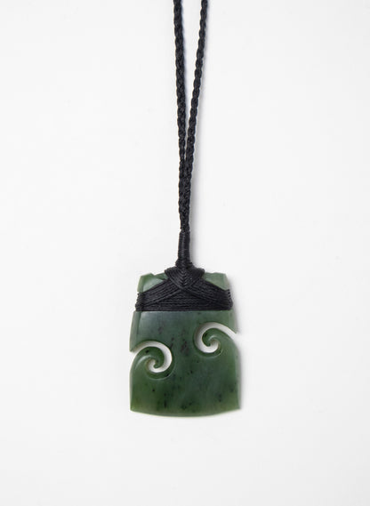 Double Koru Toki Pounamu