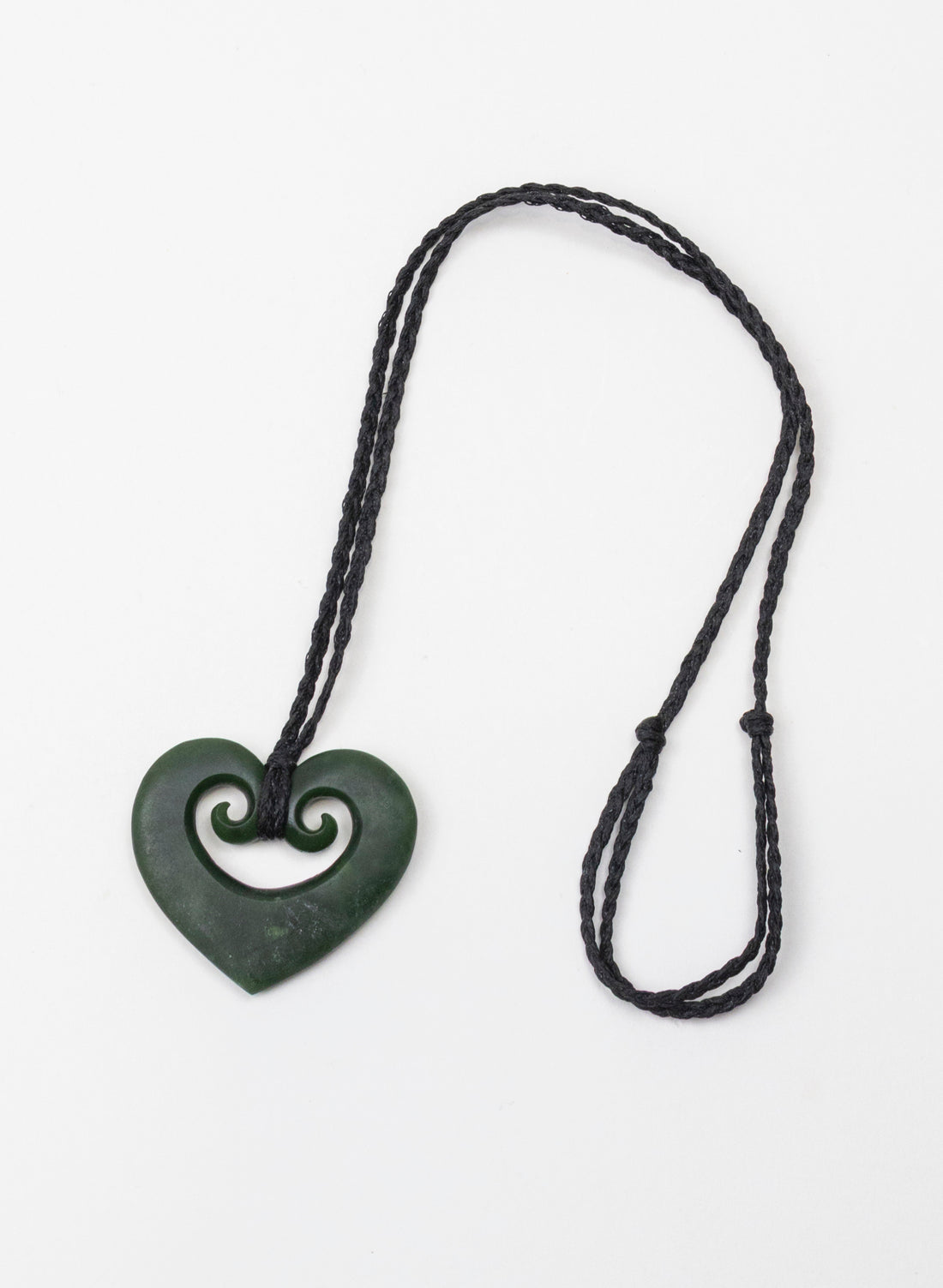 Koru Heart Pounamu Pendant