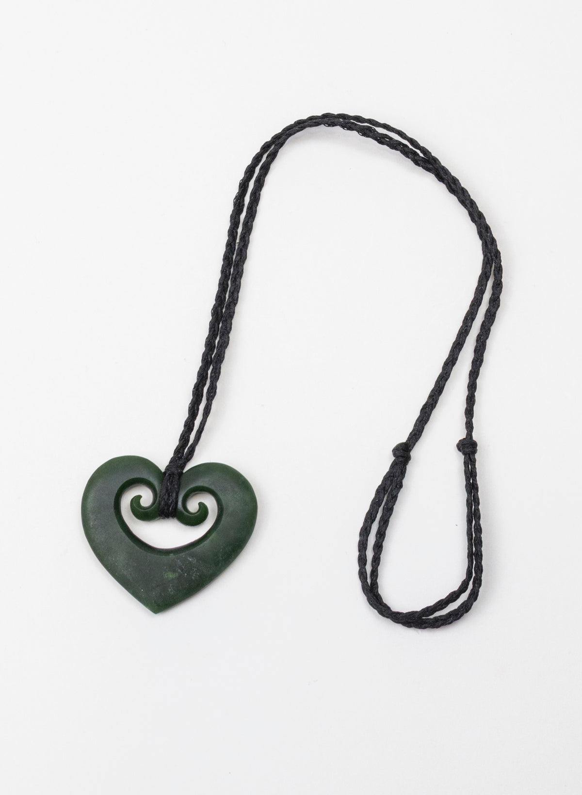 Koru Heart Pounamu Pendant