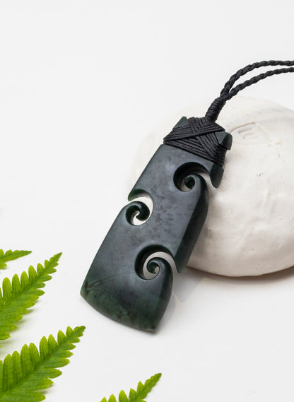 Triple Koru Pounamu Toki