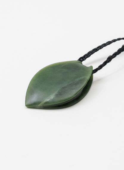 Leaf Shaped Pounamu Pendant