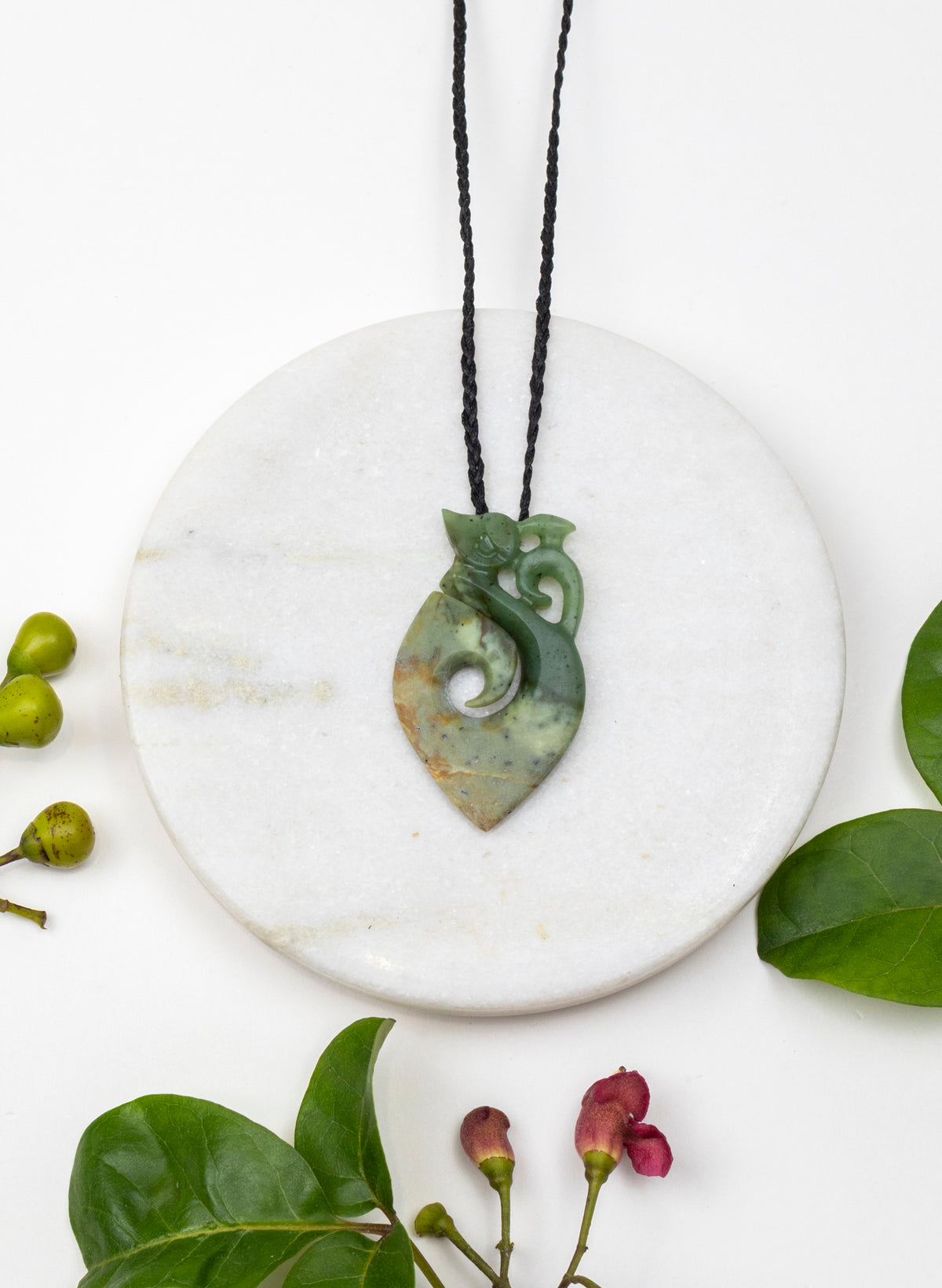 Mania Hei Matau Pounamu Pendant