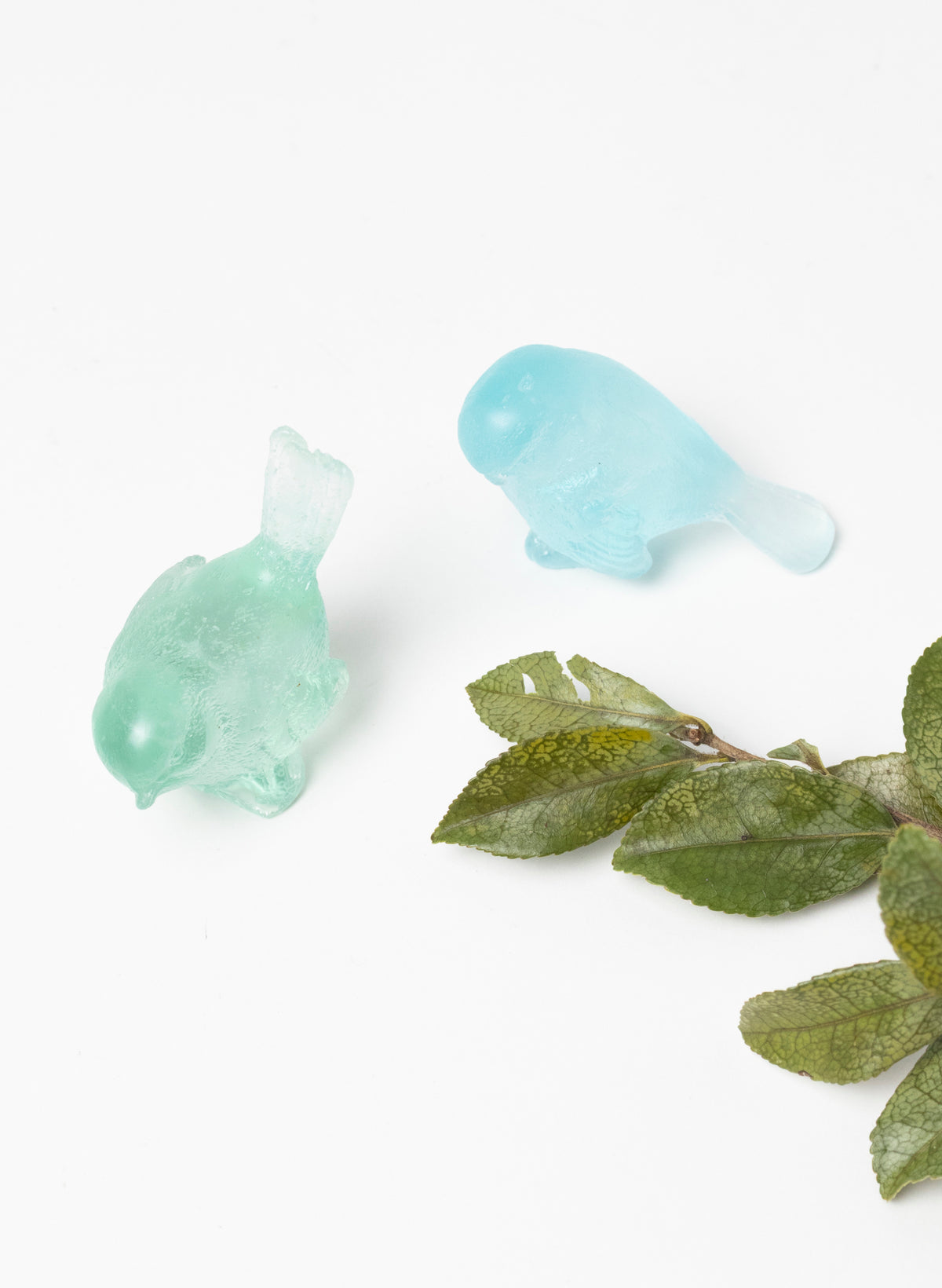 Pale Blue Glass Bird