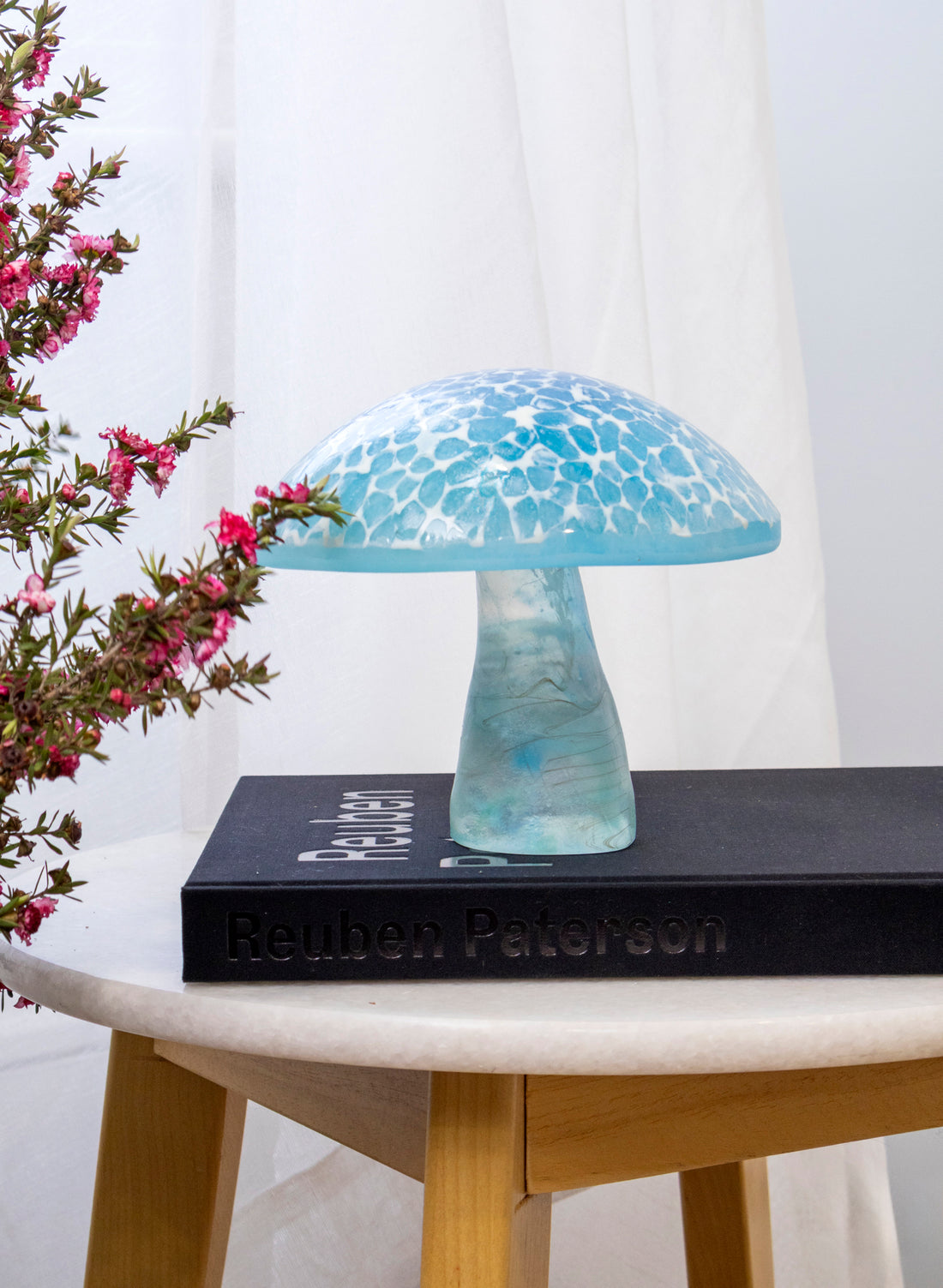 Turquoise Lacecap Mushroom - Medium