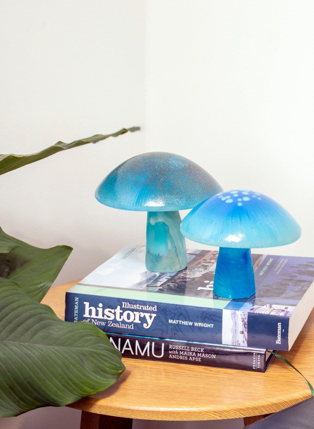 Aqua Grey Mushroom - Large