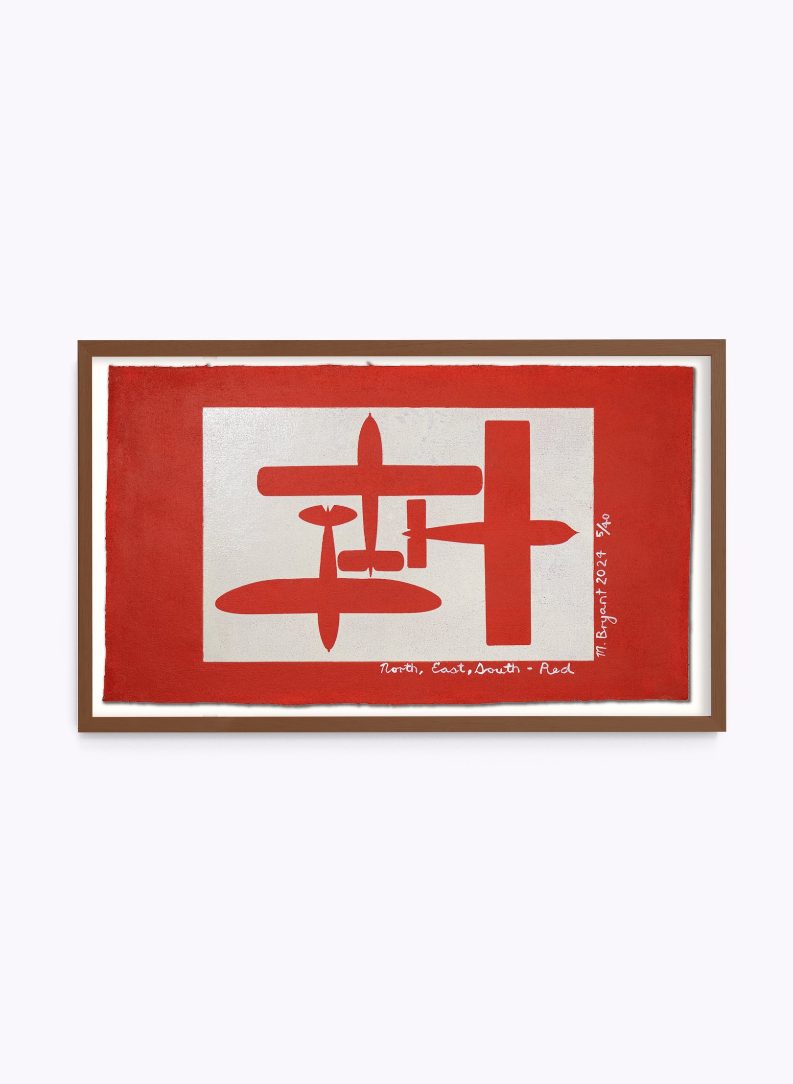North, East, South - Red