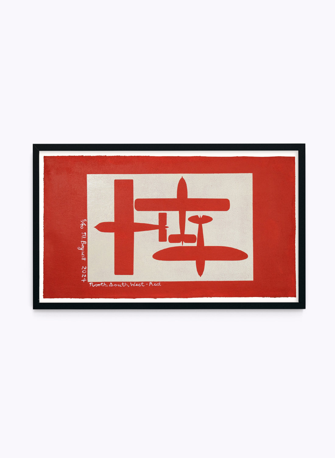 North, South, West - Red