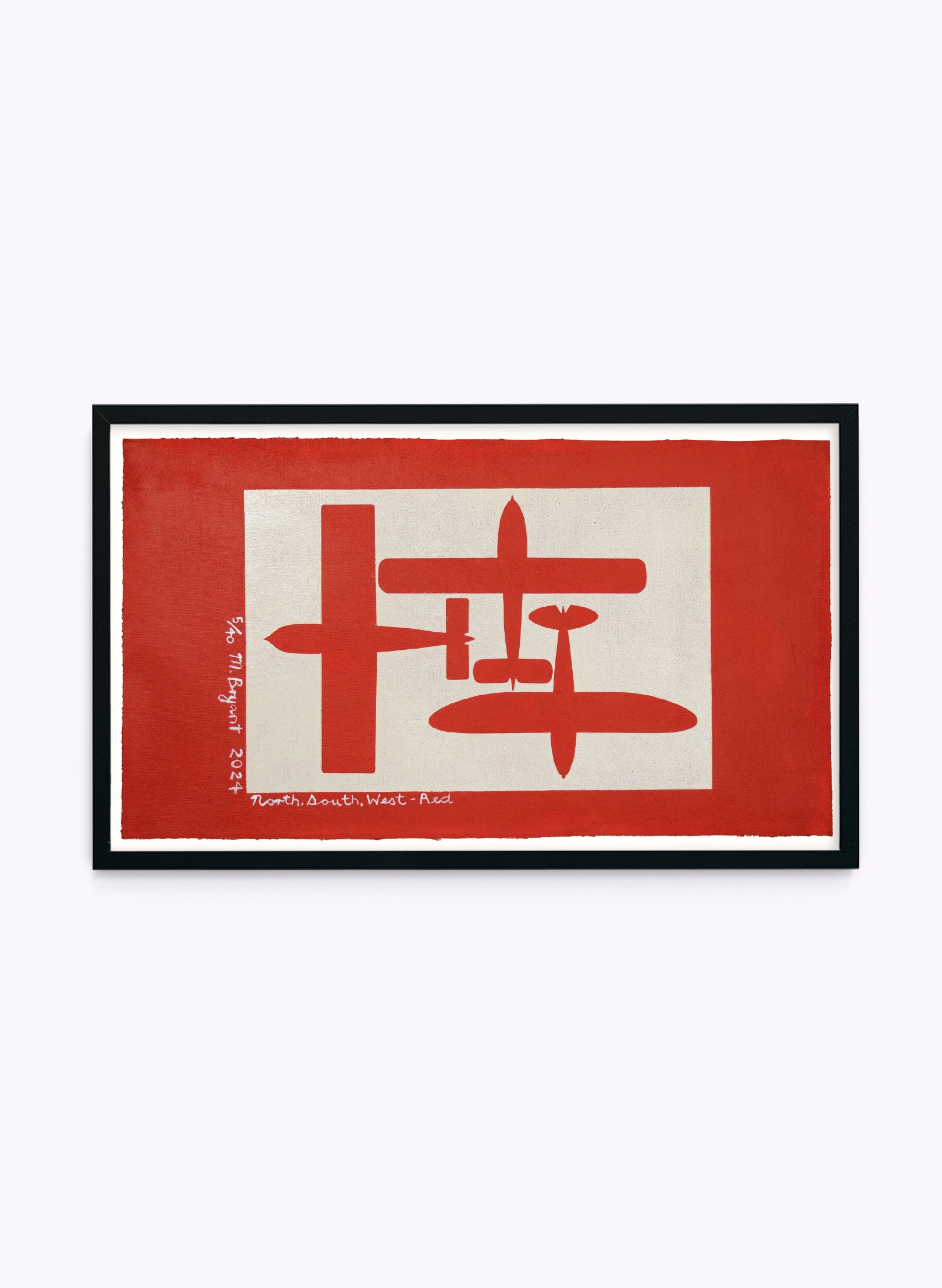 North, South, West - Red