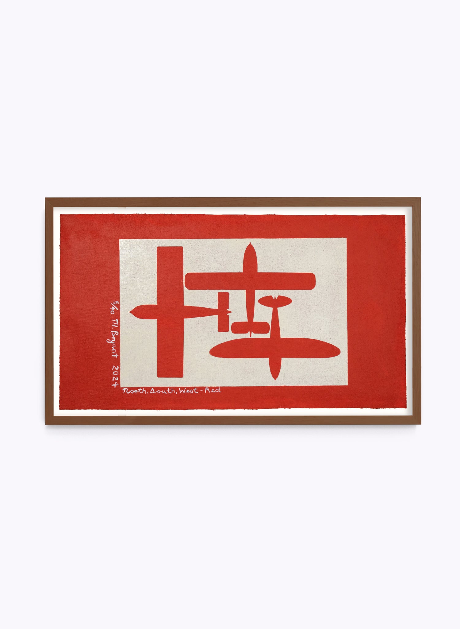 North, South, West - Red
