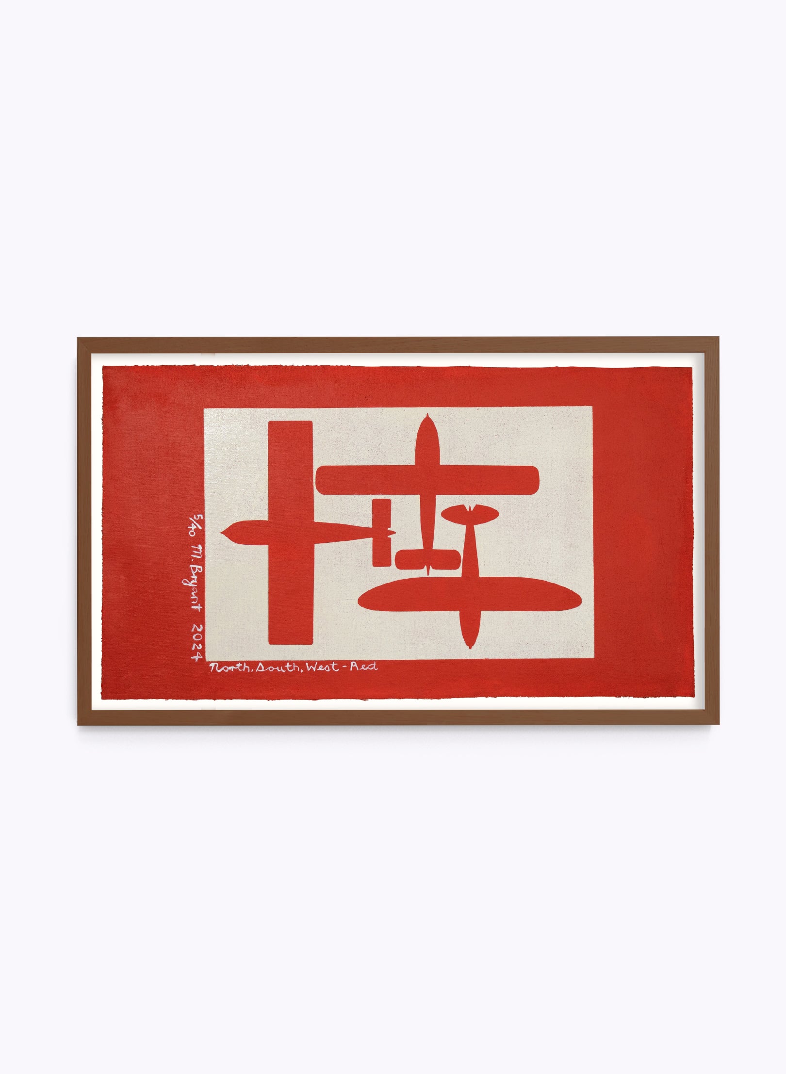 North, South, West - Red