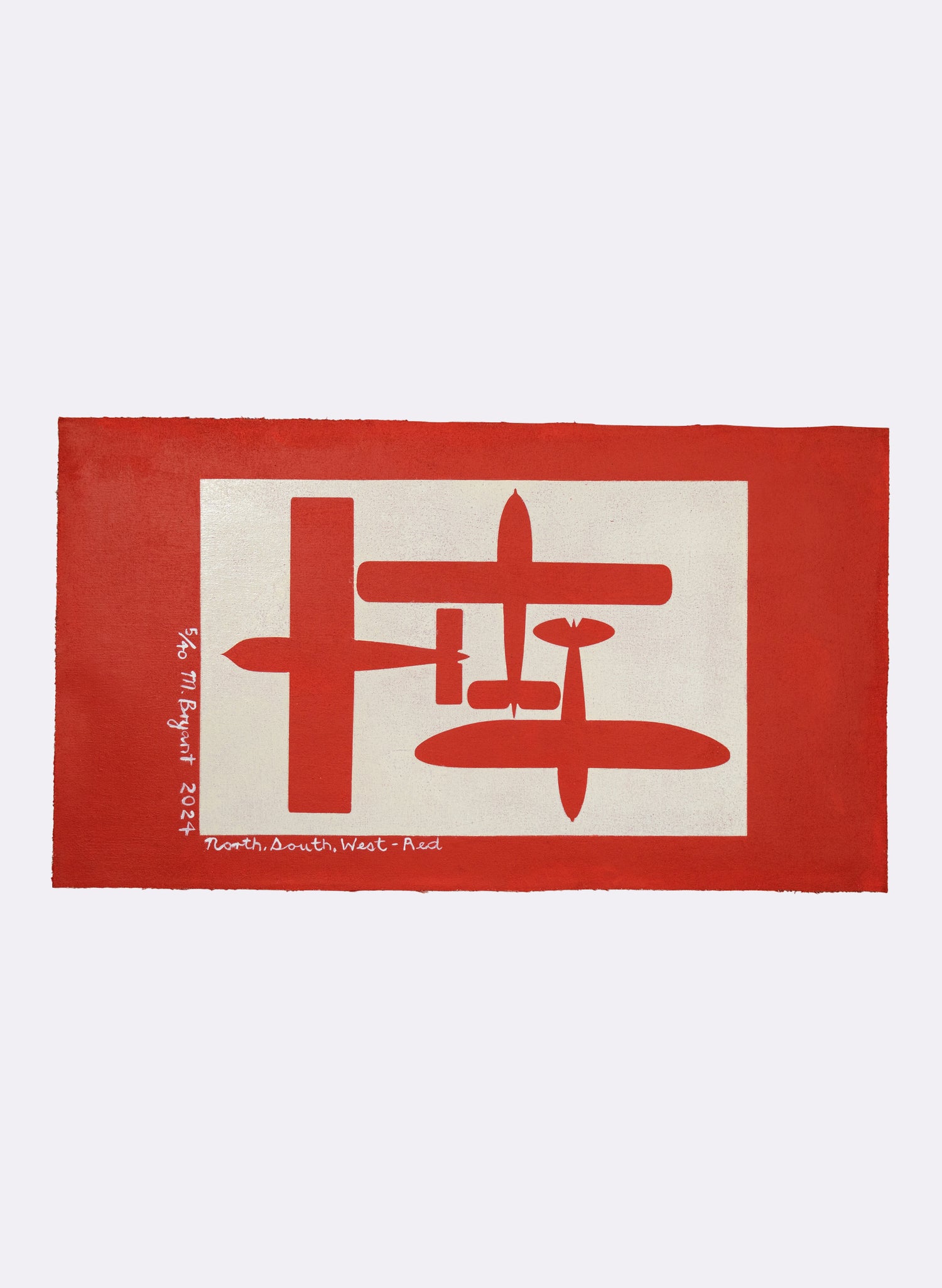 North, South, West - Red
