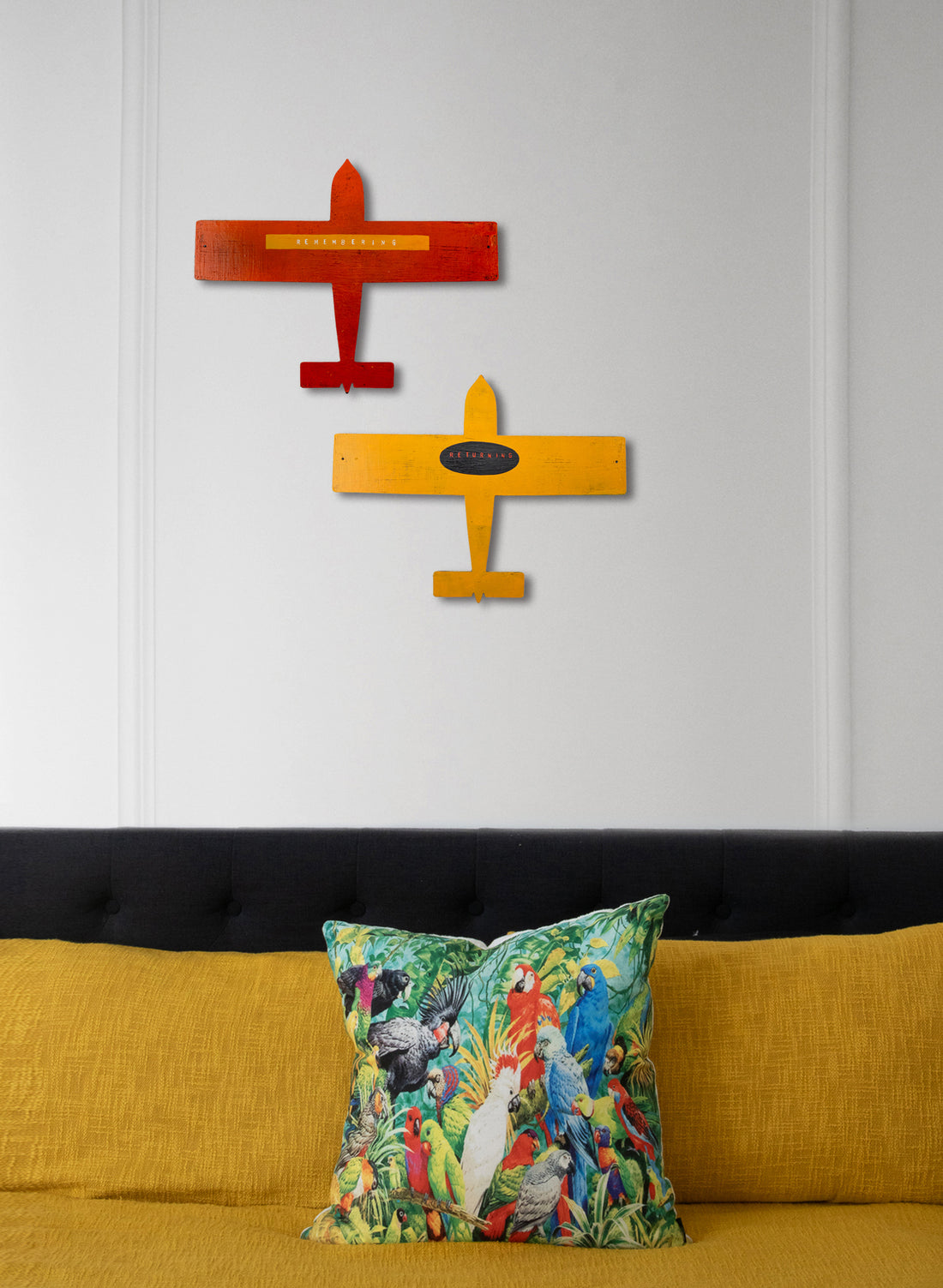 Returning Wooden Plane - Orange