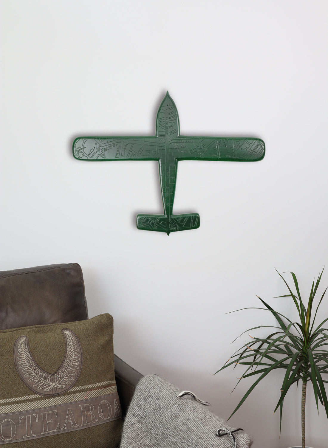 Auckland Resin Plane - Green