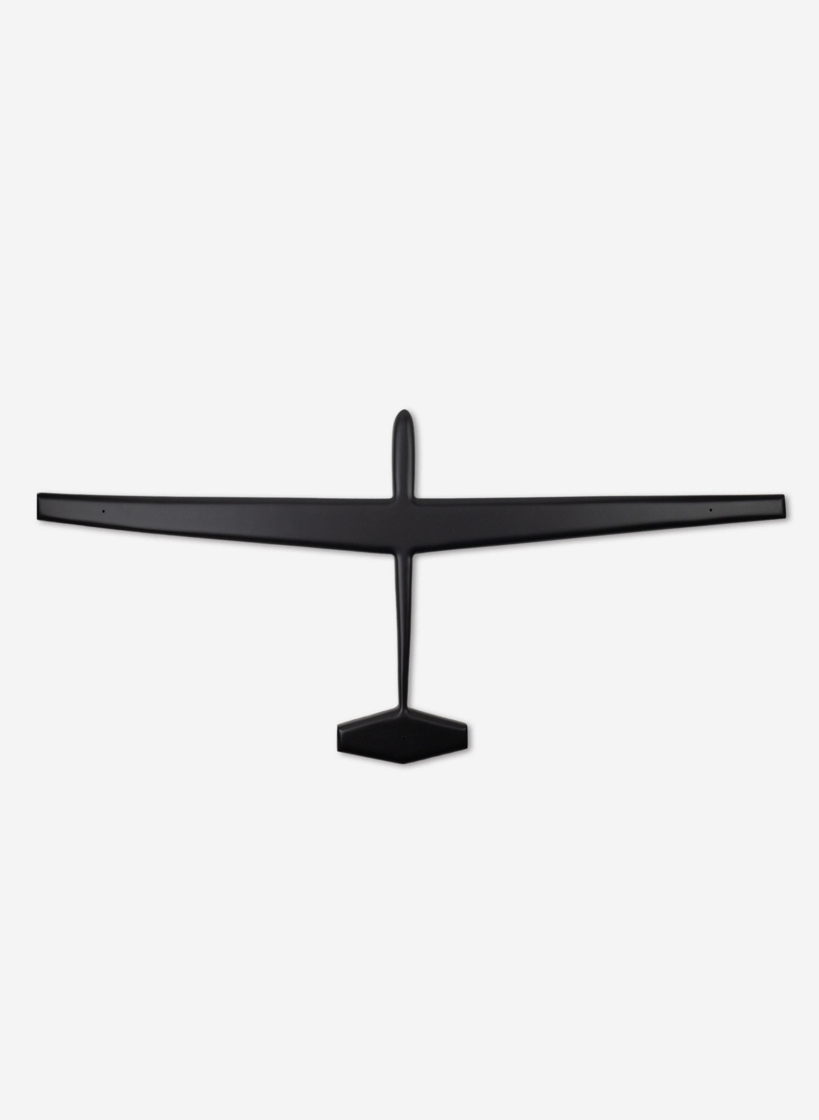 Large Black Resin Glider