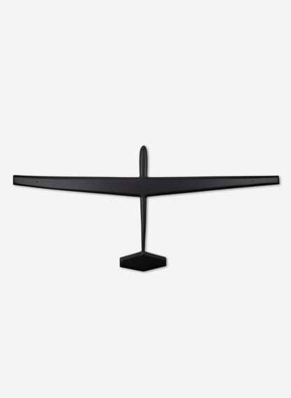 Large Black Resin Glider