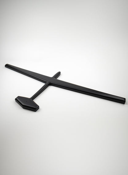 Large Black Resin Glider