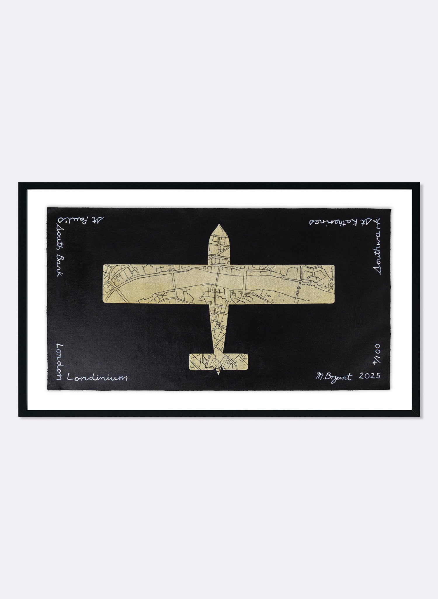 Map Plane London Londinium 4/100