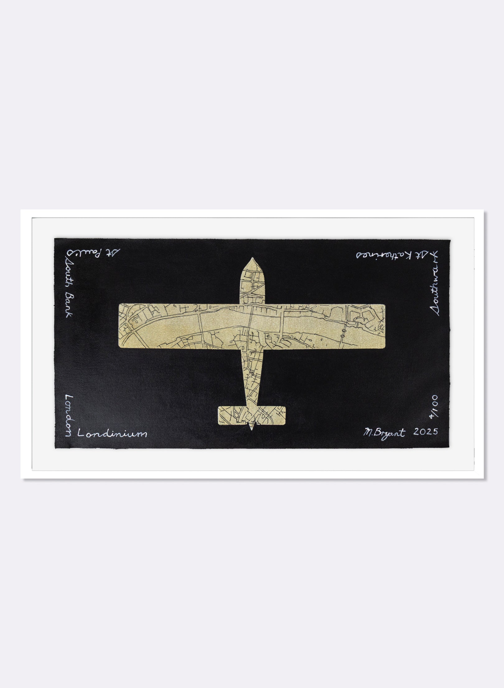 Map Plane London Londinium 4/100