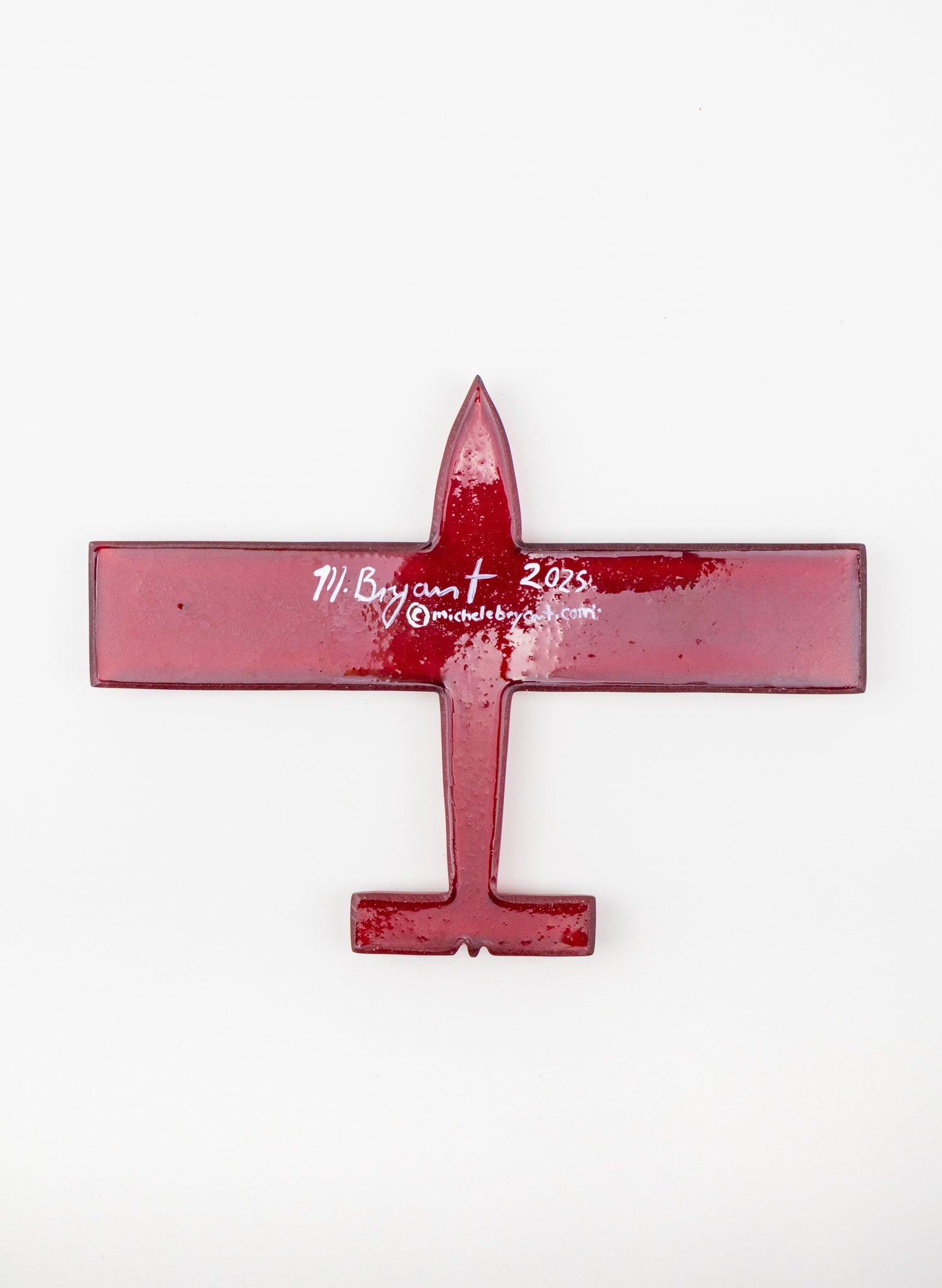 Red Resin Plane Square Tips