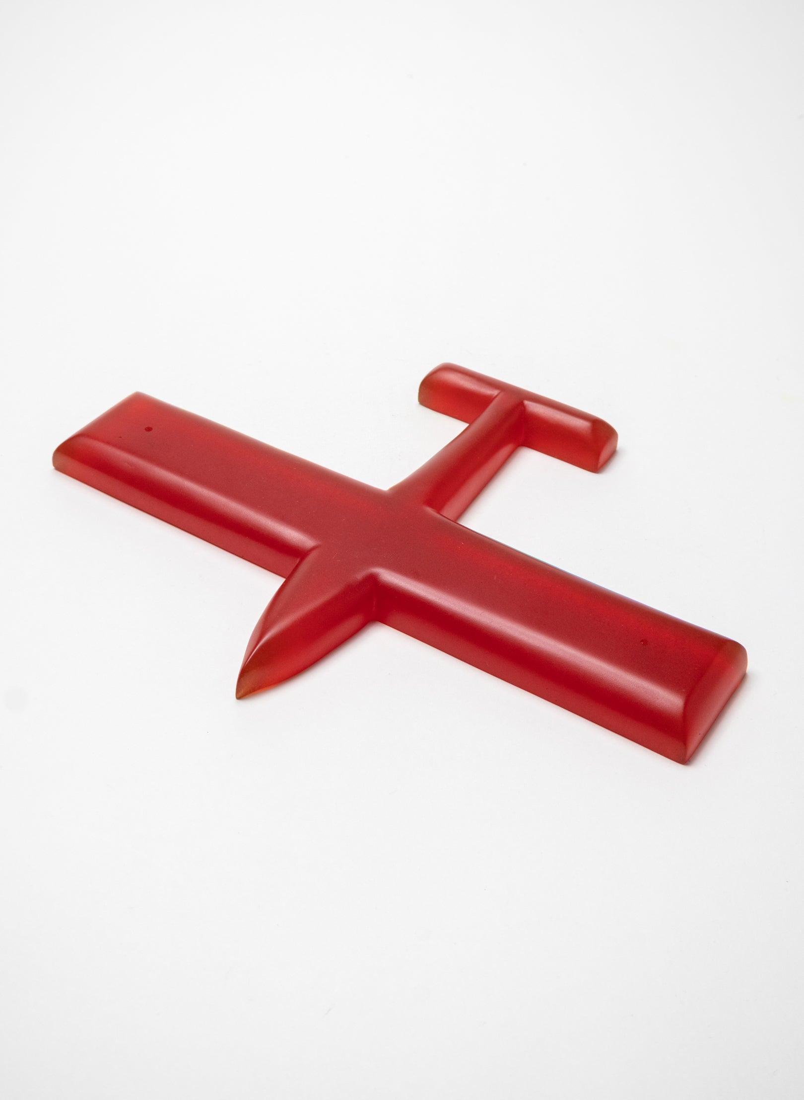 Red Resin Plane Square Tips