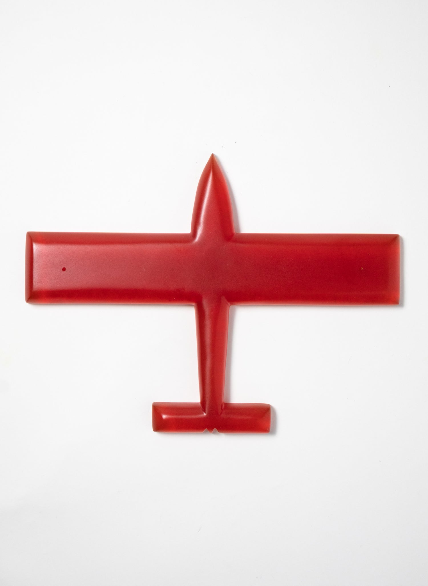 Red Resin Plane Square Tips