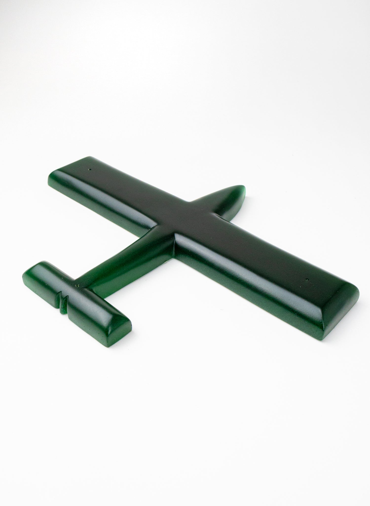 Green Resin Plane Square Tips