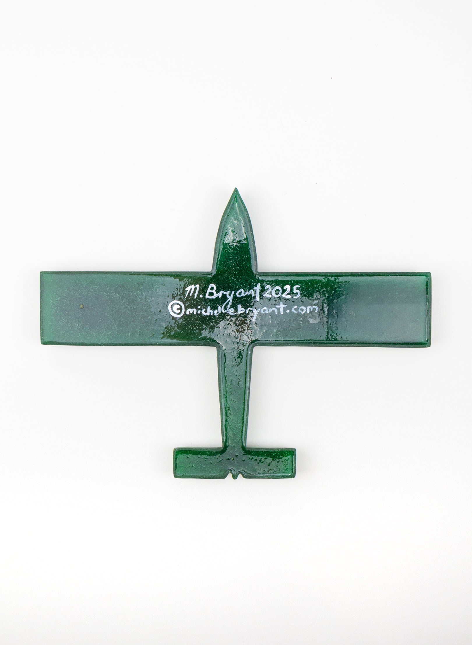 Green Resin Plane Square Tips