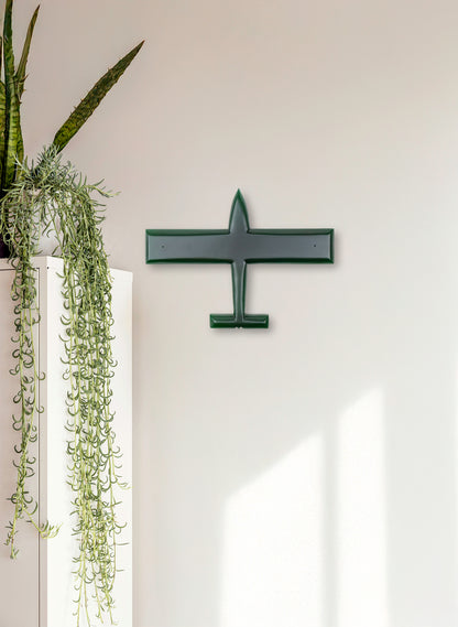 Green Resin Plane Square Tips