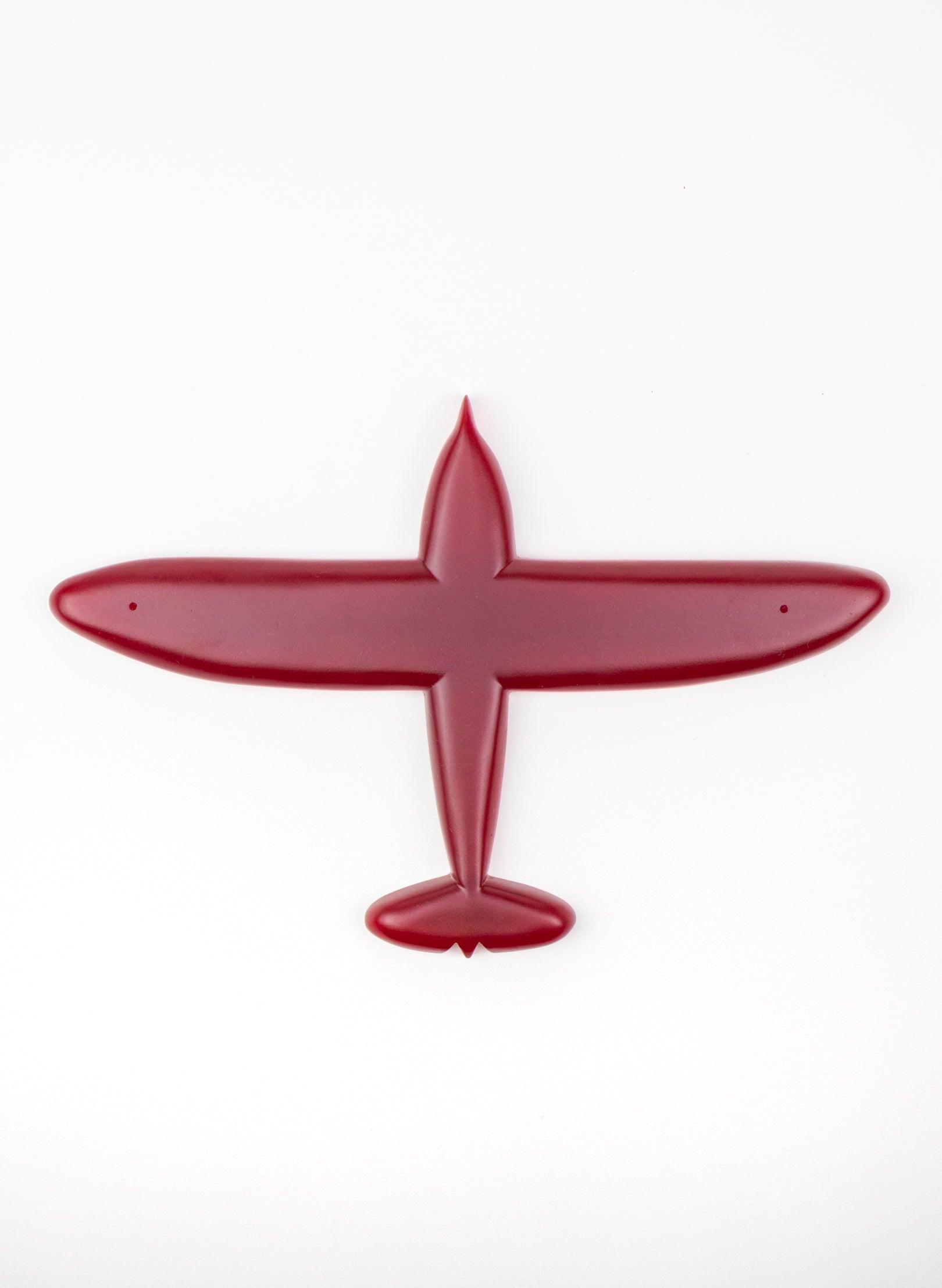 Red Resin Plane Spitfire