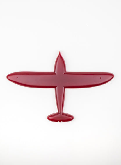 Red Resin Plane Spitfire