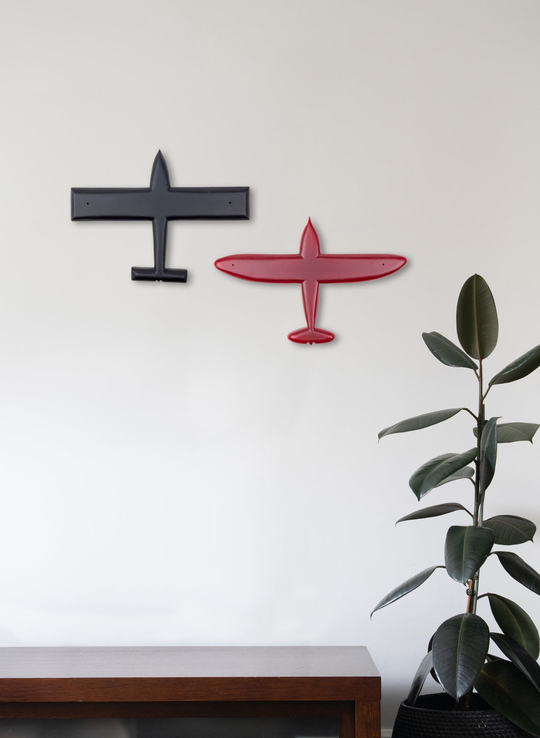 Red Resin Plane Spitfire