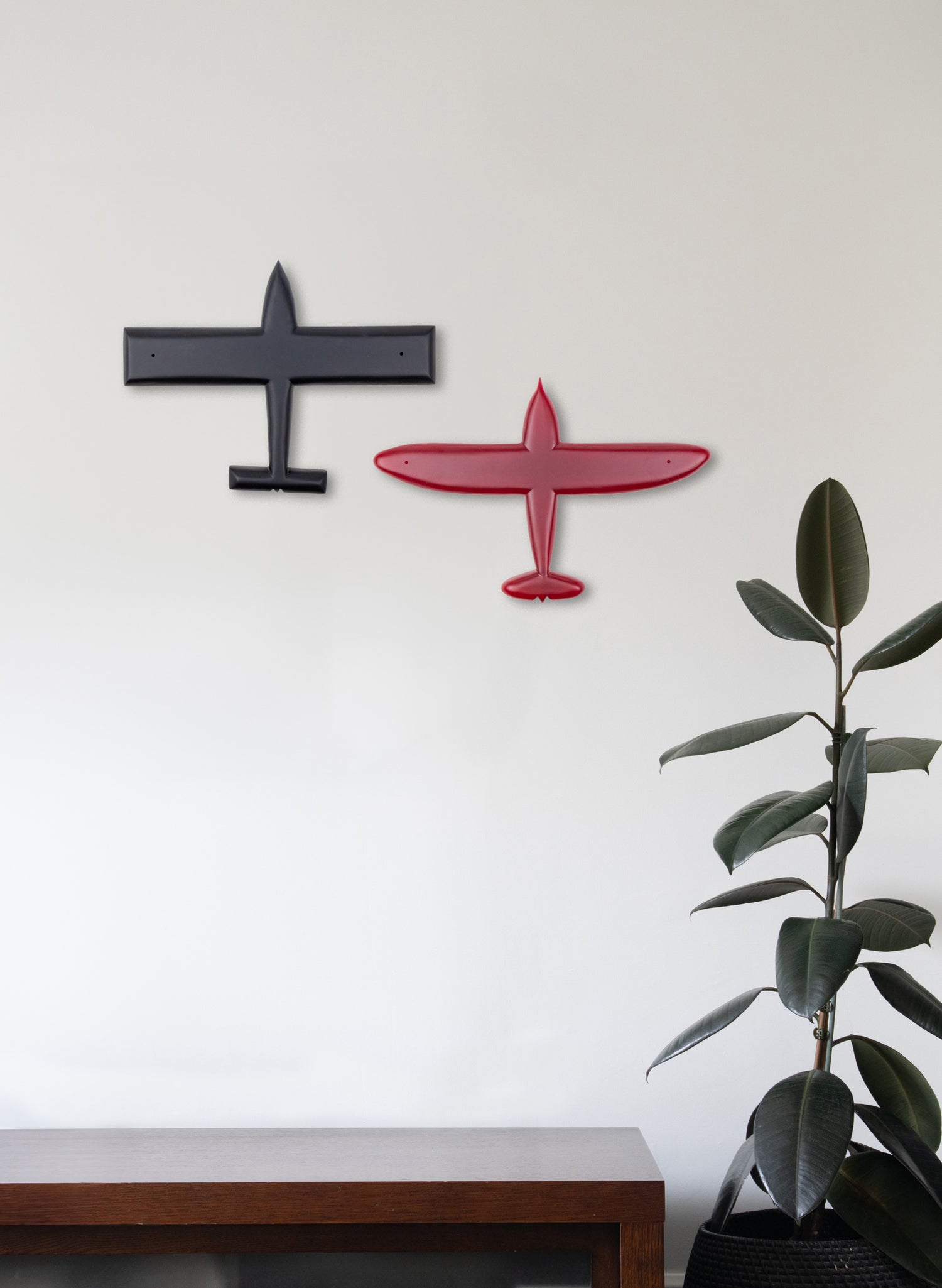 Red Resin Plane Spitfire