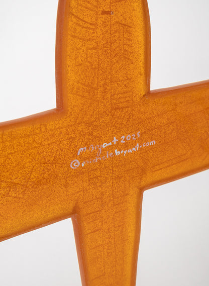 Orange Sculpture Plane Auckland