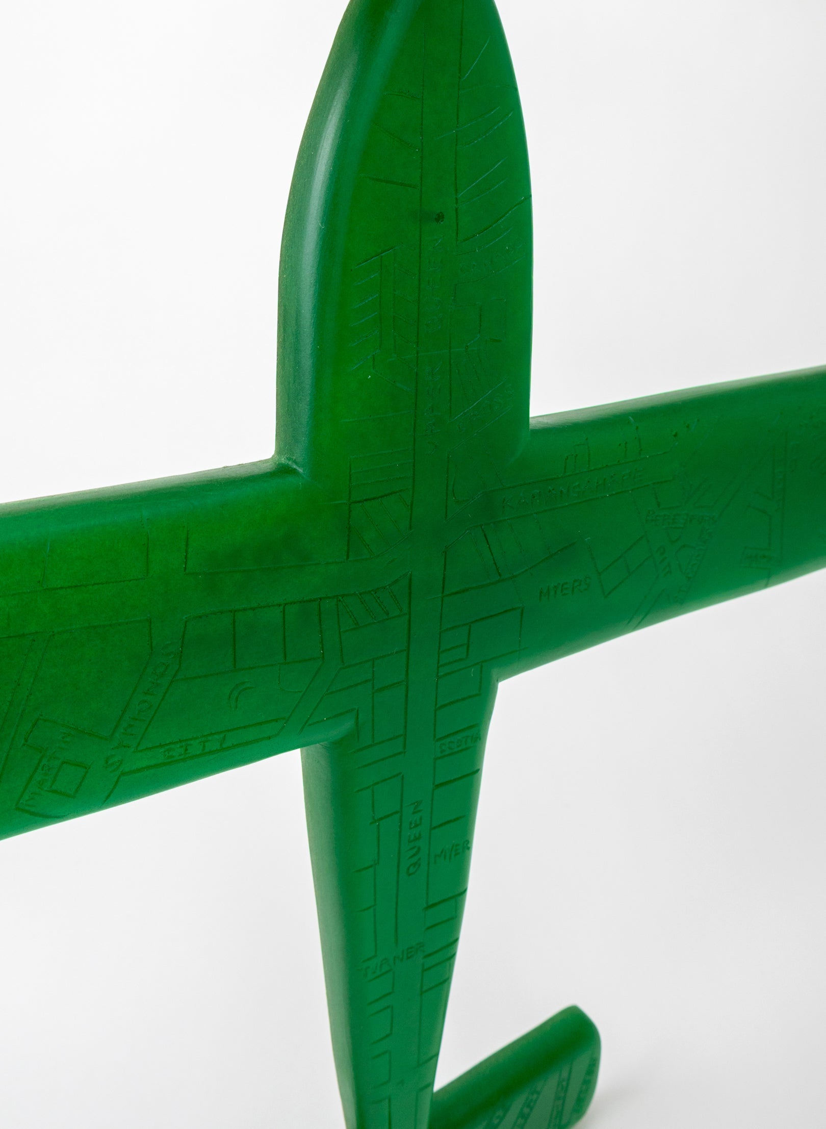 Green Sculpture Plane Auckland