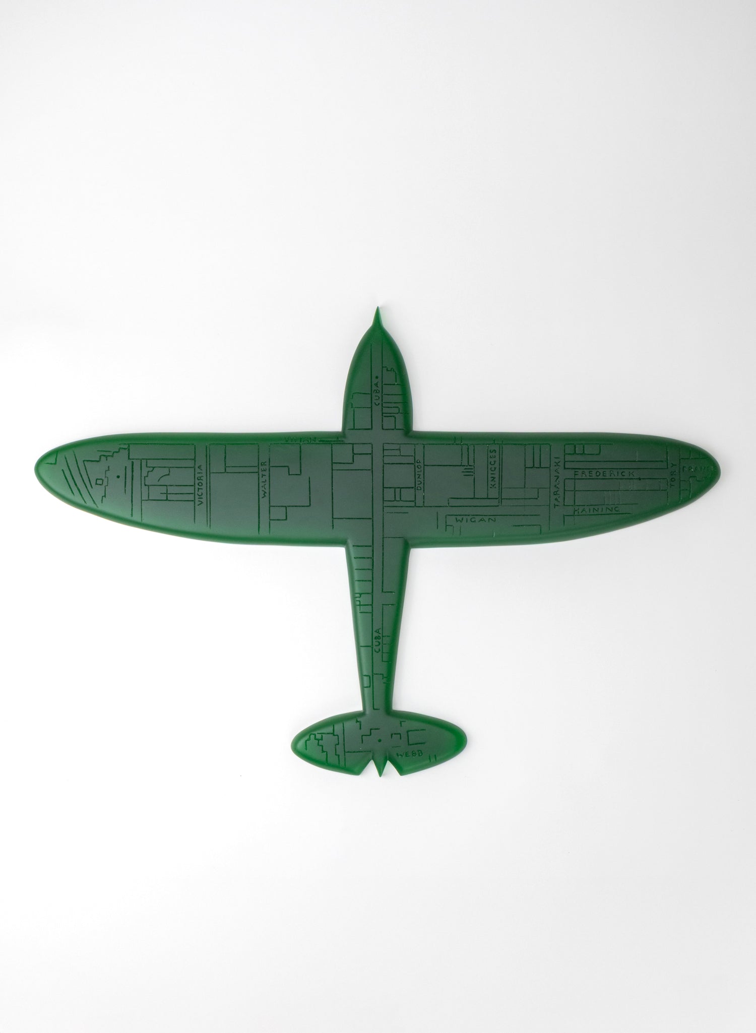 Green Sculpture Plane Auckland