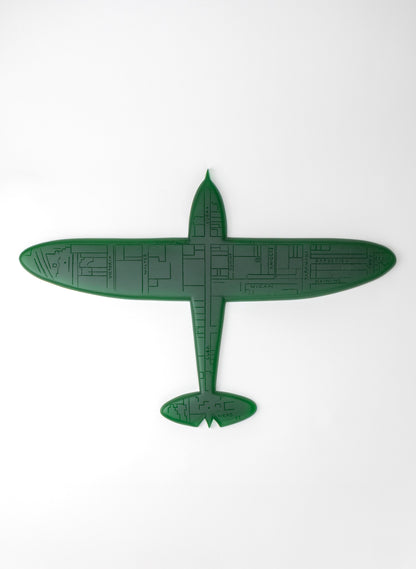 Green Sculpture Plane Auckland